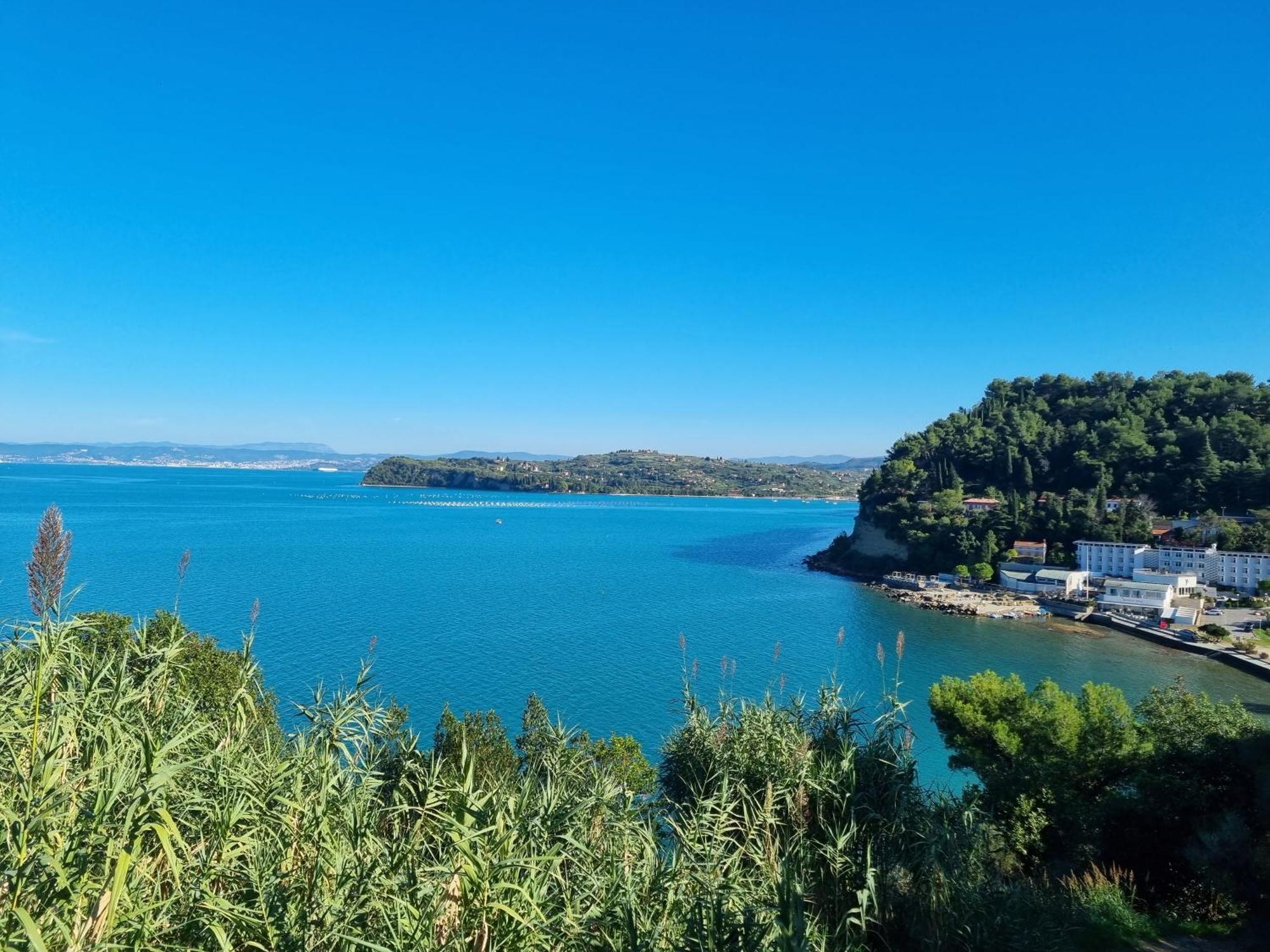 Piran Beach House - Private Oasis - Beachfront Apartment With A Sea View Terrace Exteriér fotografie